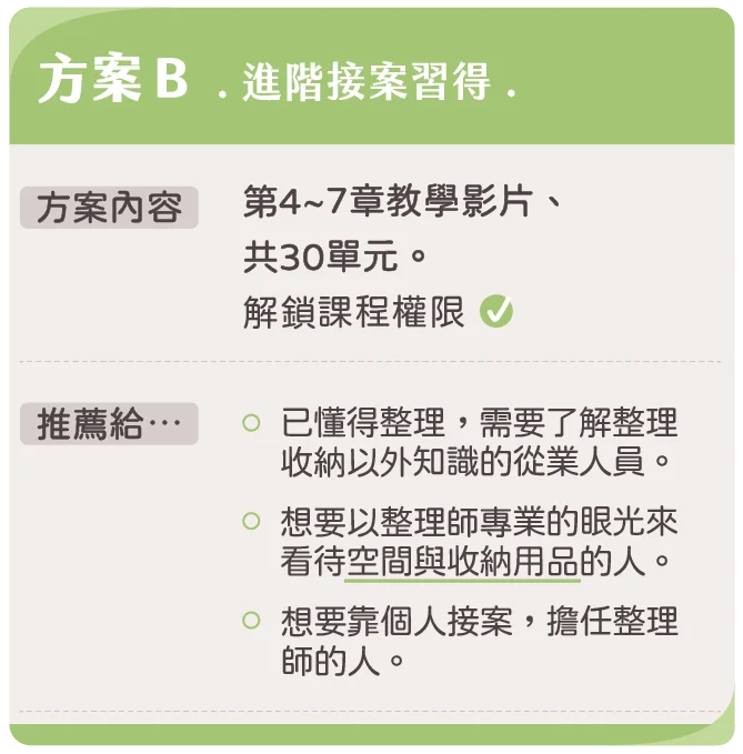 B方案